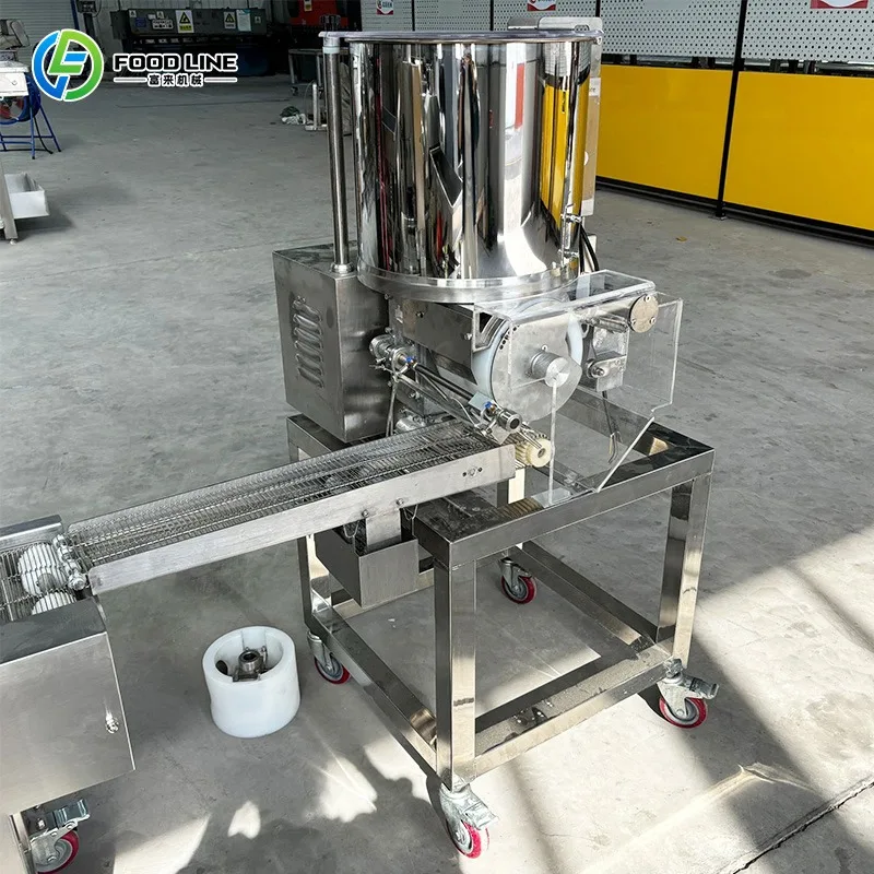 Hamburger Meat Patty Forming Processing Making Machine Chicken Burger Molding Production Maker Line FL Customized