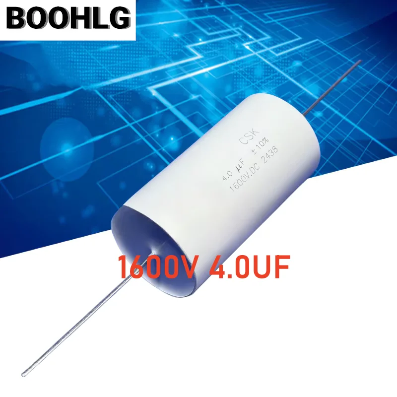 

1PCS 4UF 1600V 4.0UF 1600VDC 405 Polypropylene high voltage film capacitor without inductance and polarity