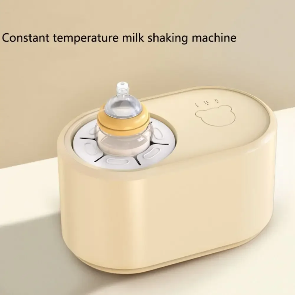 Adjustable Milk Bottle Warmer 3 Modes with Shake Function Electric Milk Blender Keep Warm Convenient Waterless Bottle Warmer