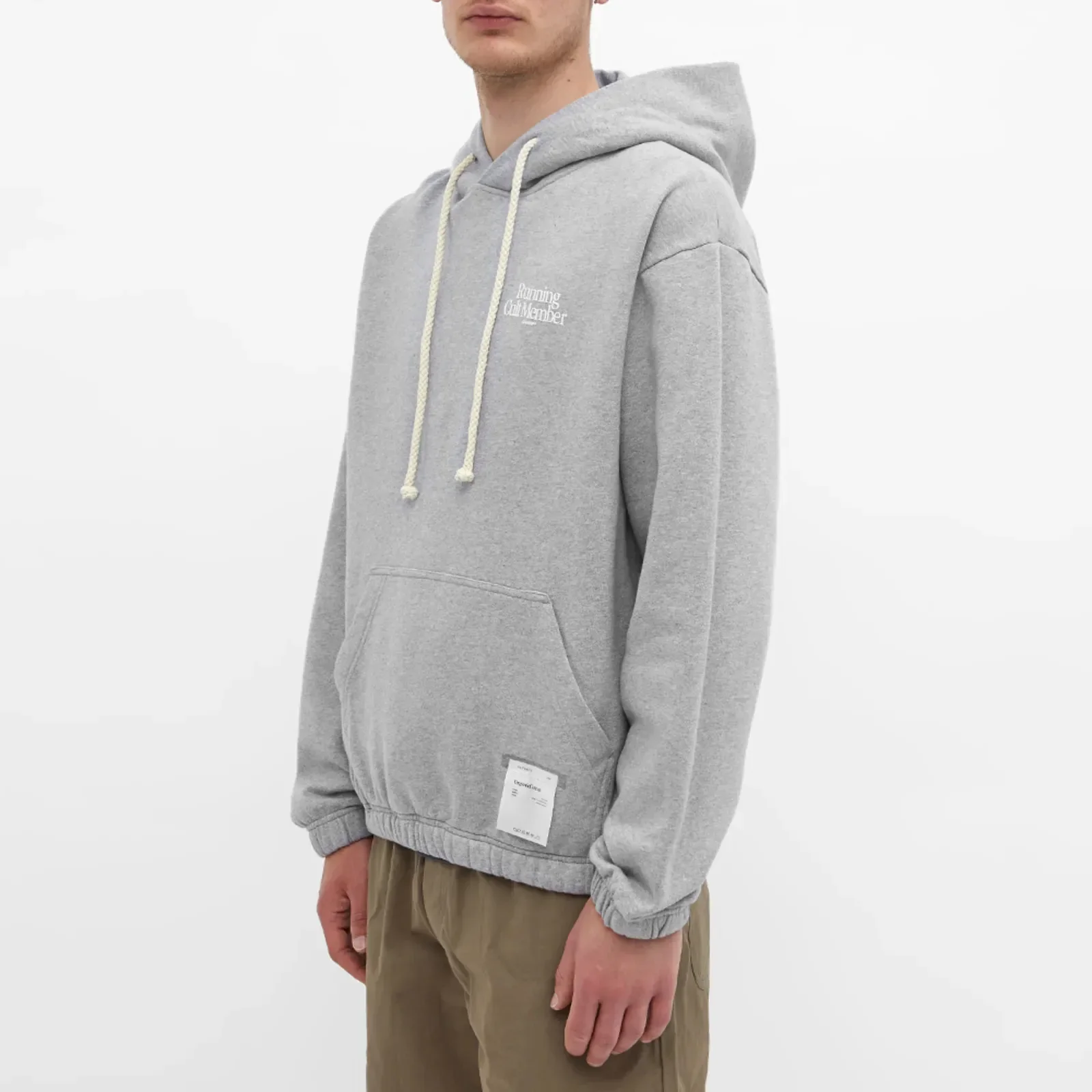 Satisfy Running Cult Blockbuster Washed Cotton Sports Hooded Sweater