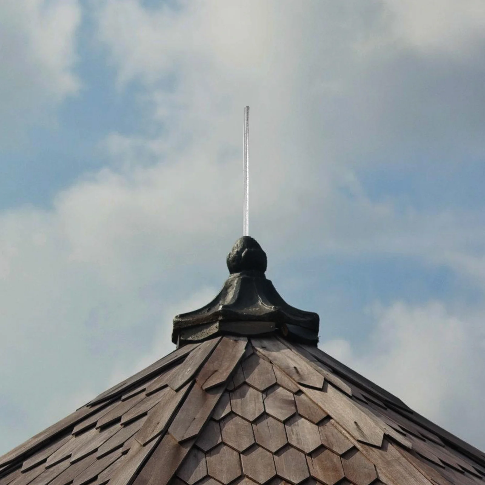 Heavy Duty Grounding Rod Galvanized Straight Grounding Pin for Electrical Fence Antenna Outdoor Home Ground Rod Protection Kit