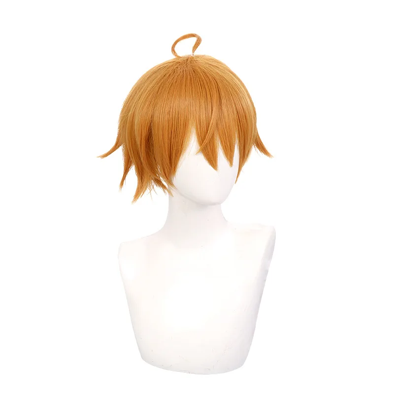 Genshin Impact Cosplay Perücke Tohma Inazuma City Umgedrehte kleine Zopffrisur Spiel Anime Cosplay Falsches Haar