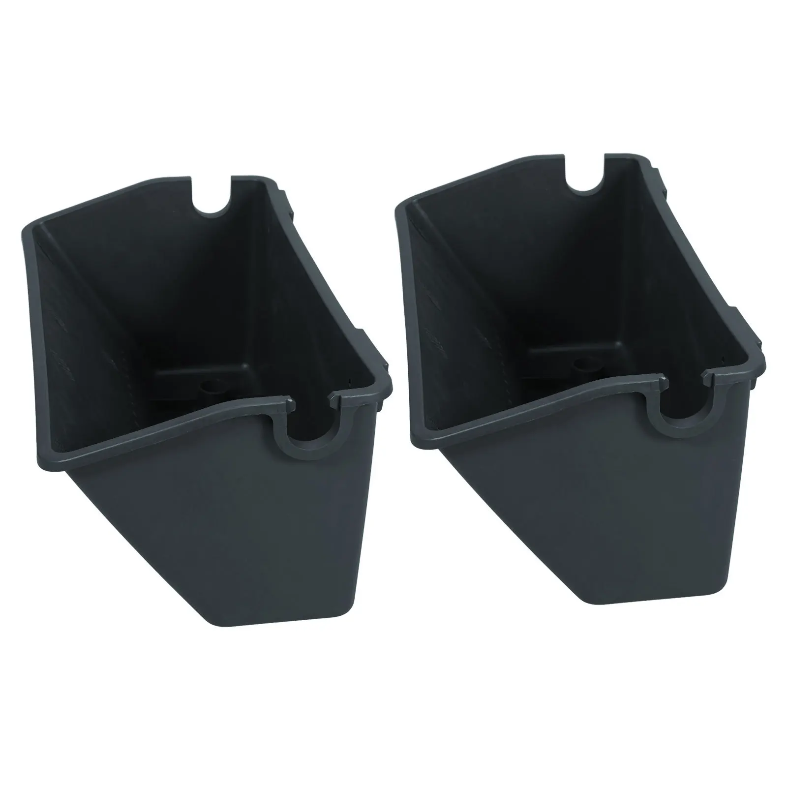 

2Pcs Wall Planter Vertical Outdoor PP Material Stable Buckle Drainage Design for Garden Balcony Hall Mall Living Background