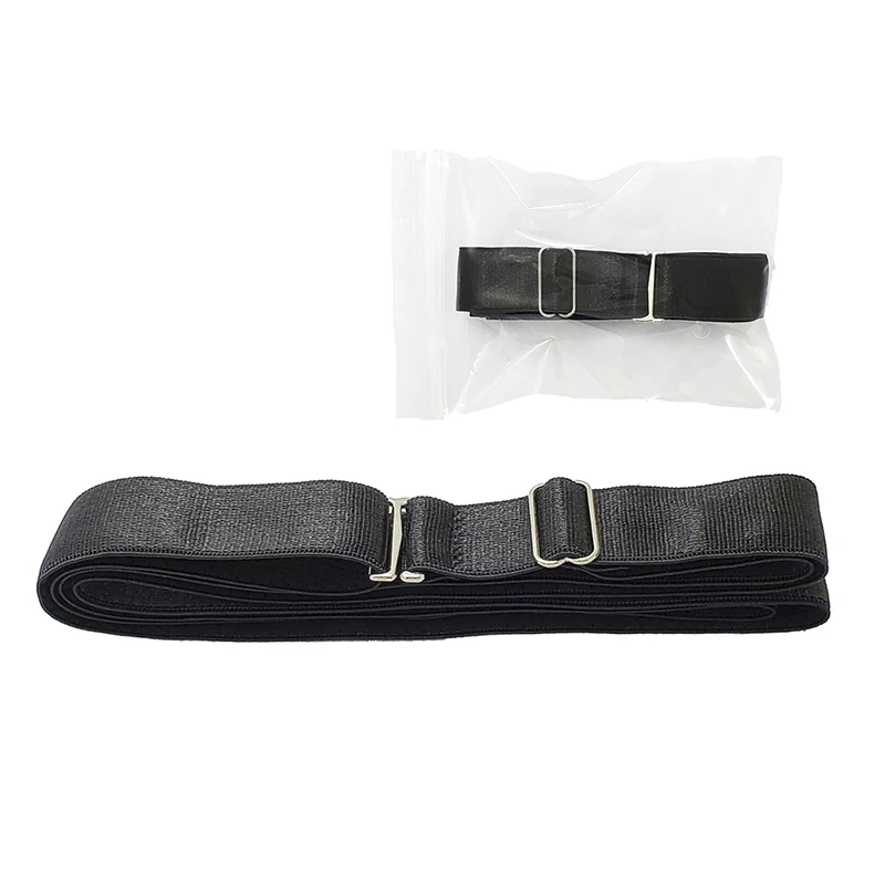 Textile Weaved Shirt Holder Straps Men'S Nylon Shirt Stays with Anti-Slip Elastic Grip and Adjustable Buckle