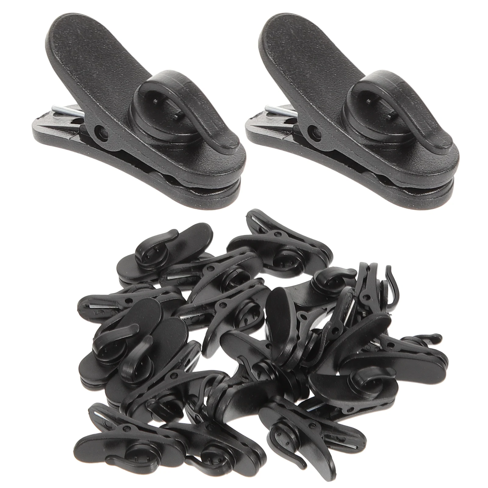 

20 Pcs Microphone Clip Lavalier Replacement Plastic Clips Tie Holder Abs Holders