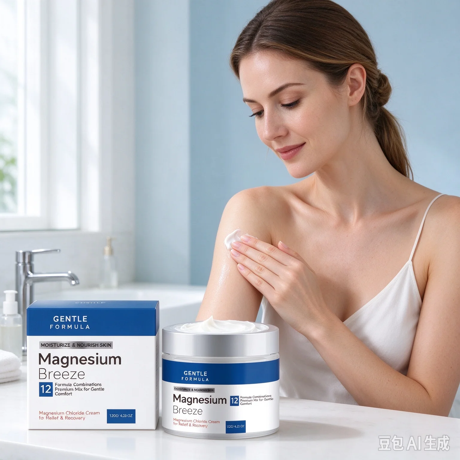 Magnesium Relief Cream Non-irritating Deep Hydration Improve Rough Skin Soothing Comfort Recovery Massage Cream Daily Body Care