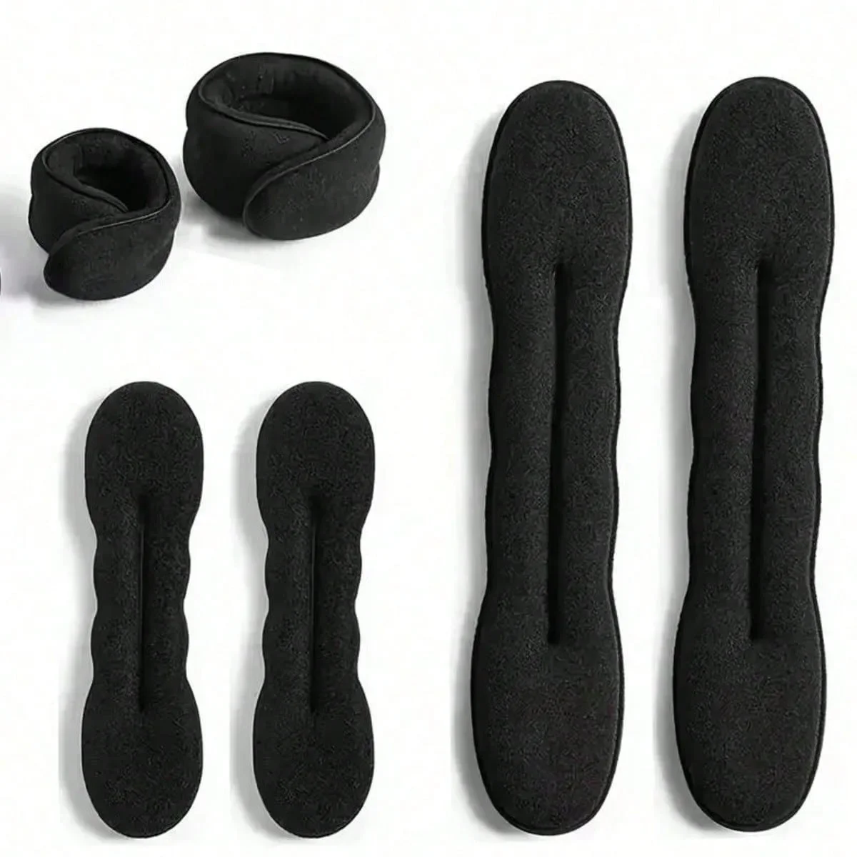 

1/2pcs Hair Curl Set, Donut Knot, Hair Bun Maker Upgraded Hair Holders, Sponge Clips, Hair Styling, Hair Twist, Curlers, Donut Tools, For Weddings, Travel