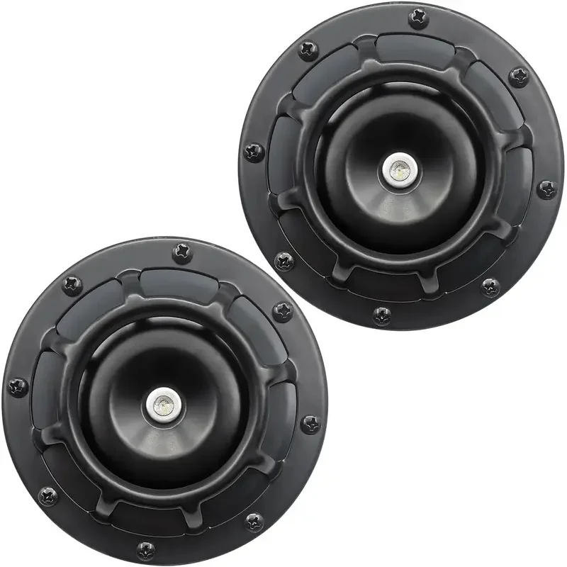 

Car Horns 12v Super Loud Universal Vehicle And Low Tone Metal Twin Horn Kit with Protective Grill