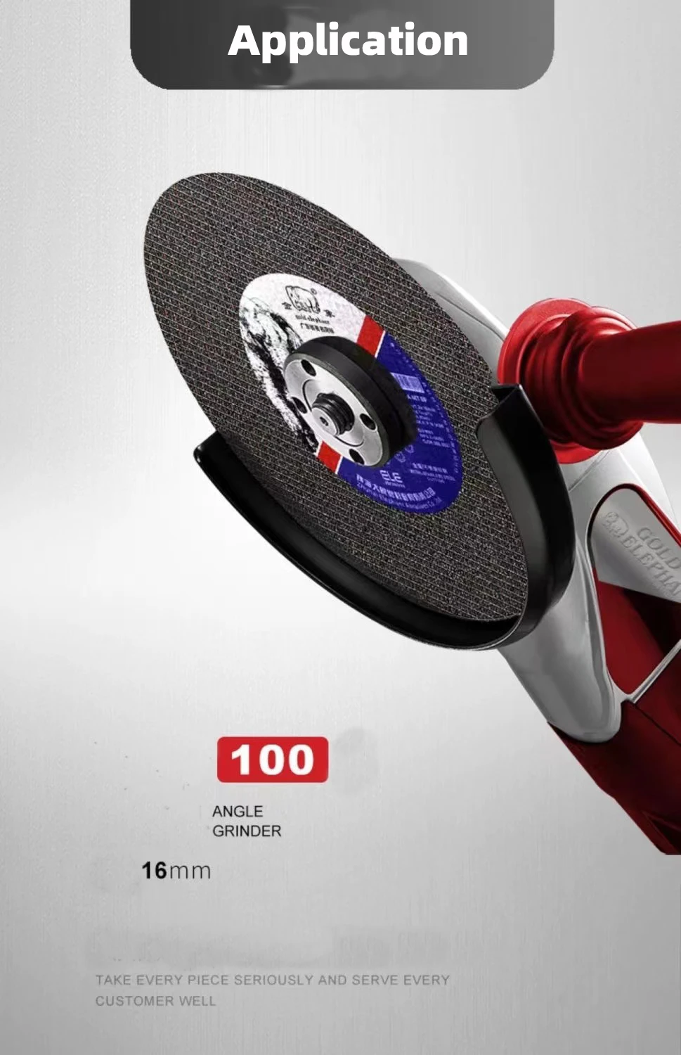 6/12pcs 107mm Metal Cutting Disc Grinding Wheel Stainless Steel Grinding Cutting Disc Blade Wheel Resin Double Grit