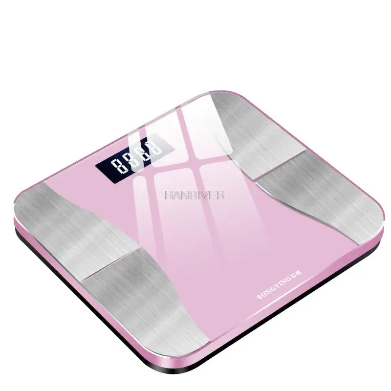 

Анализатор состава тела с приложением для смартфона, Bluetooth, весы для жира в организме, умные точные беспроводные цифровые весы для ванной комнаты