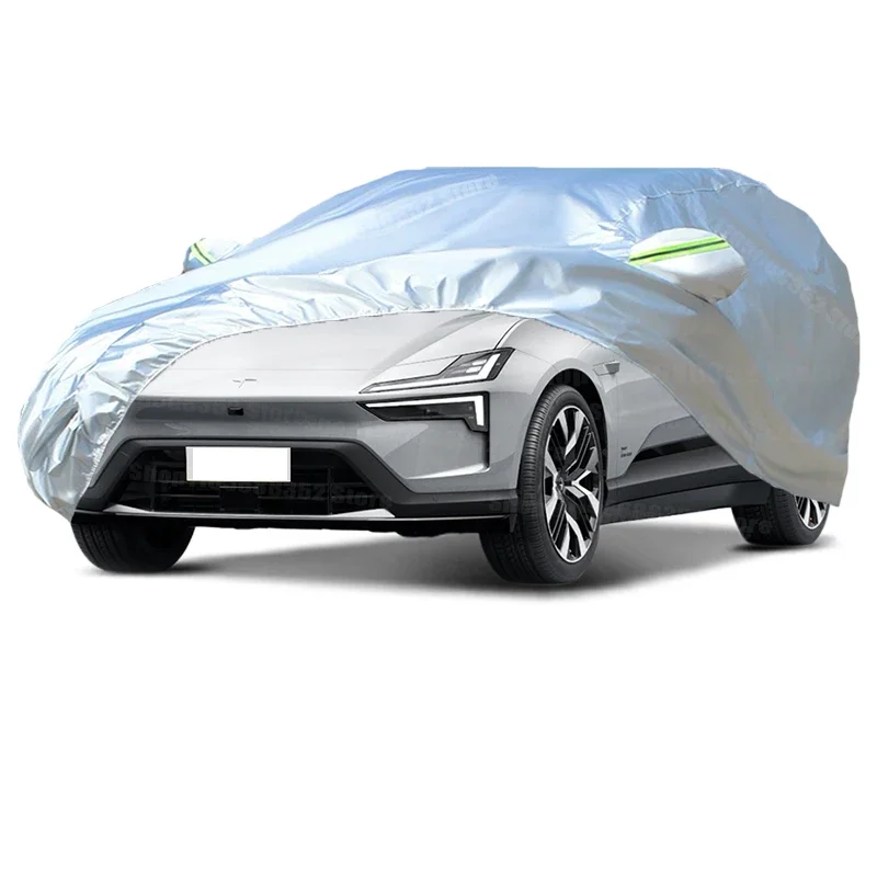 For Polestar 4 Car Cover Outdoor Protection Covers Snow Sunshade Waterproof Dustproof Exterior UV Car Accessories