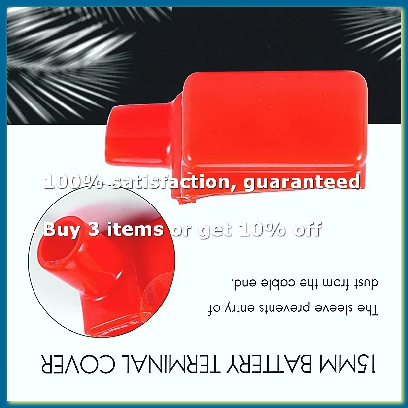 Car Battery Terminal Cover Insulation Boot Pair-A27I