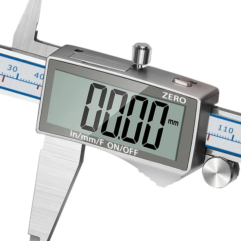 Imagem -03 - Ditron-pinça Vernier Digital com Tela Lcd Grande Pinça Eletrônica de Metal em Aço Inoxidável Ferramentas de Medição 150 mm 200 mm 300 mm
