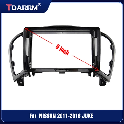 Imagen 2 del producto Accesorios para coche, Marco Fascia para NISSAN 2011-2016, ESQ/JUKE/NS418, reproductor estéreo, Android, GPS, Kit de Panel de ajuste de Radio