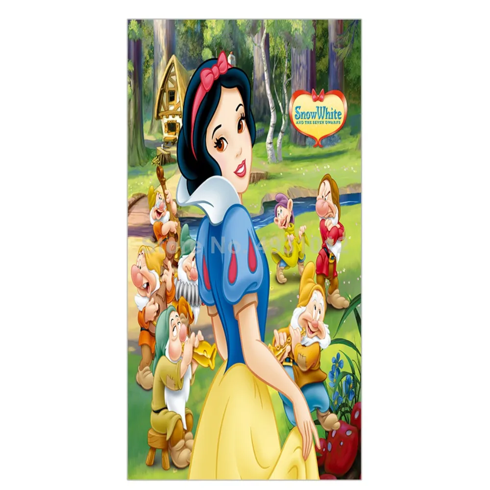 2024 Disney Cute Princess Jasmine Cinderella Boy Girl Baby Bath Towel Child Kids Children Swimming Beach Towel Gift 75X150cm