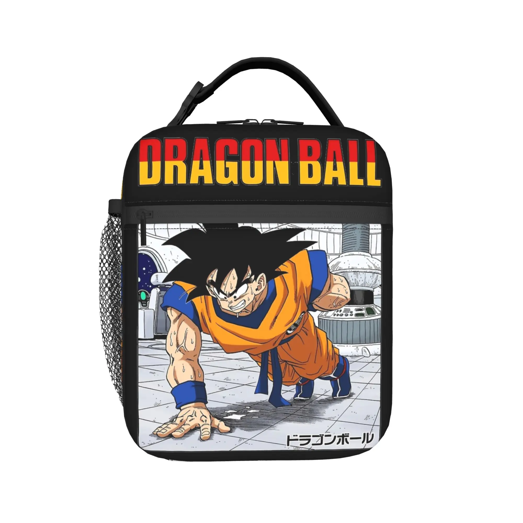 Insulated Lunch Bag D-Dragon-Ball-L DragonBalls Accessories Food Box Multifunction Thermal Cooler Bento Box For School