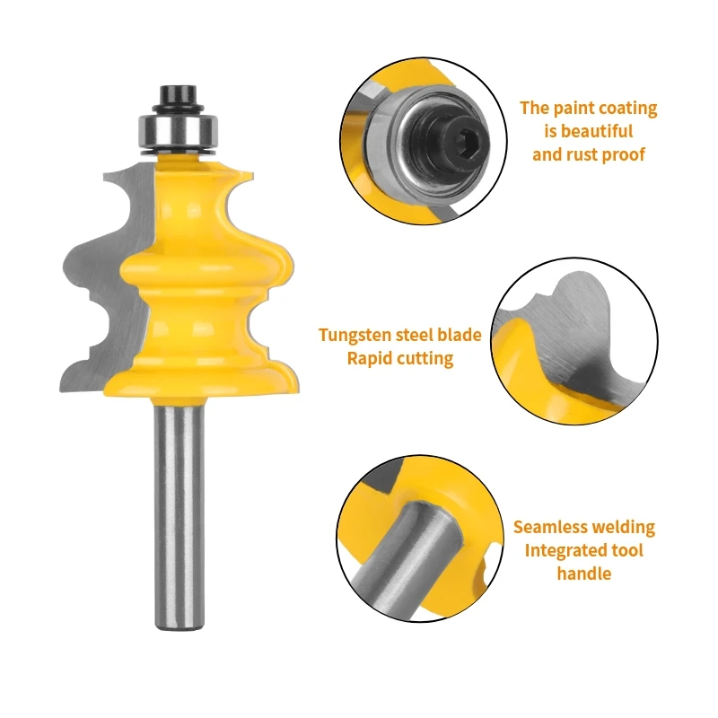 YUSUN Special Moulding Bit Router Bit Woodworking Milling Cutter For Wood Bit Face Mill Carbide Cutter End Mill