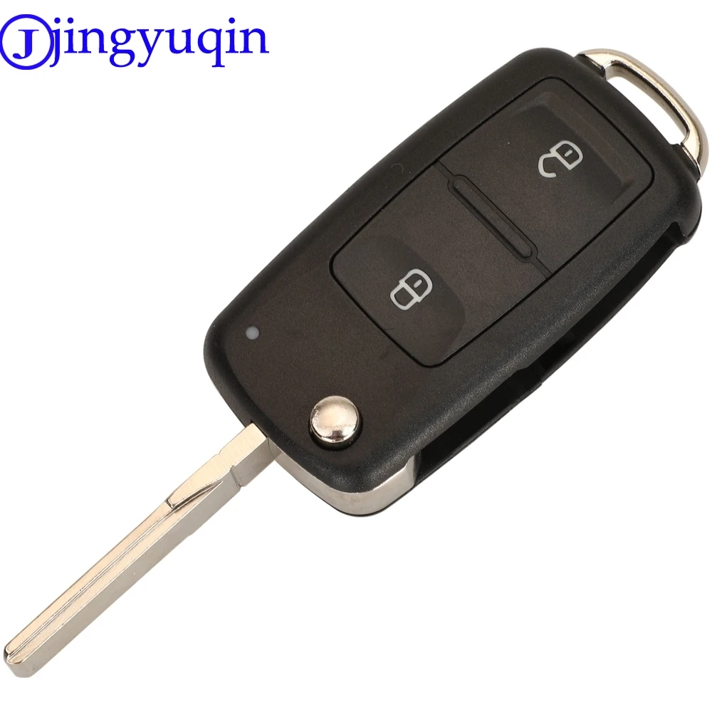 Jingyuqin MQB48 chip 5K0837202BH/DH 433mhz Remote Car Key For VW Caddy Transporter Beetle Jetta Sharan Scirocco Polo Tiguan Fob