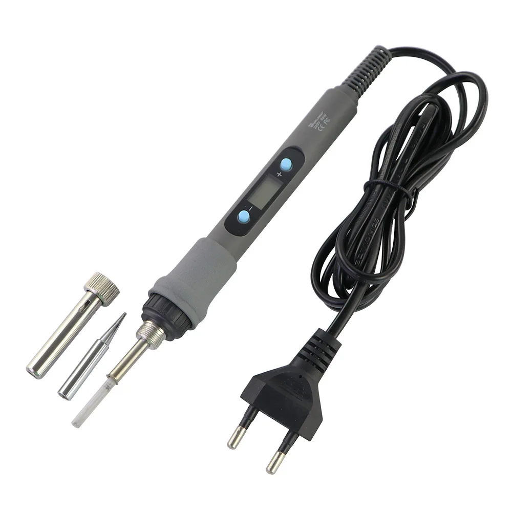 Adjustable Temperature Electric Soldering Iron 220V 110V 60W 80W Welding Solder Rework Station Heat Pencil Tips Repair Tools