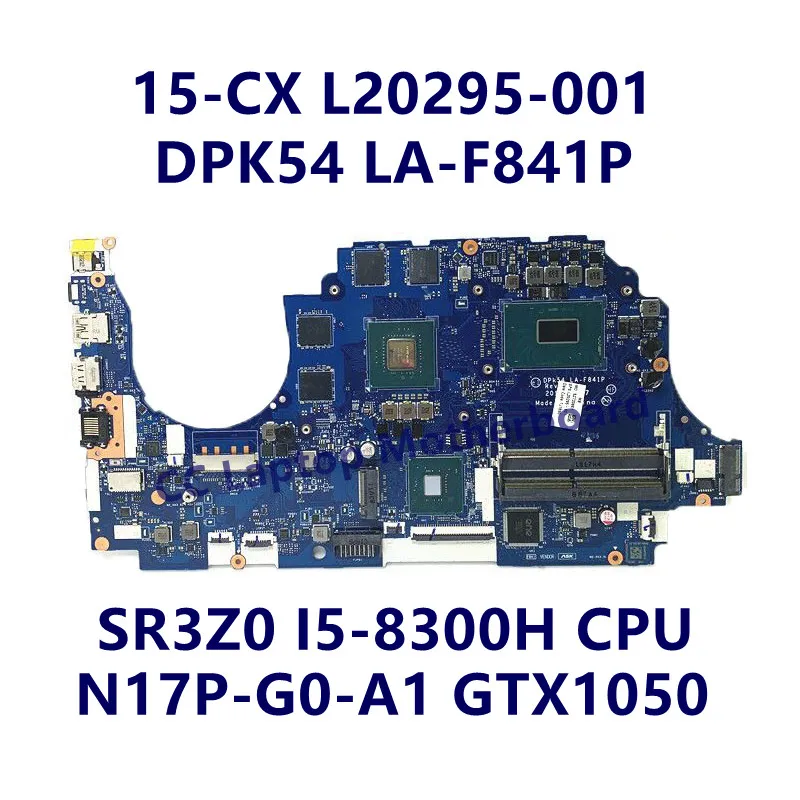 L20295-601 L20301-601 L20296-601 L20302-601 For HP 15-CX Laptop Motherboard With I5/I7 CPU GTX1050/GTX1050TI LA-F841P 100%Tested