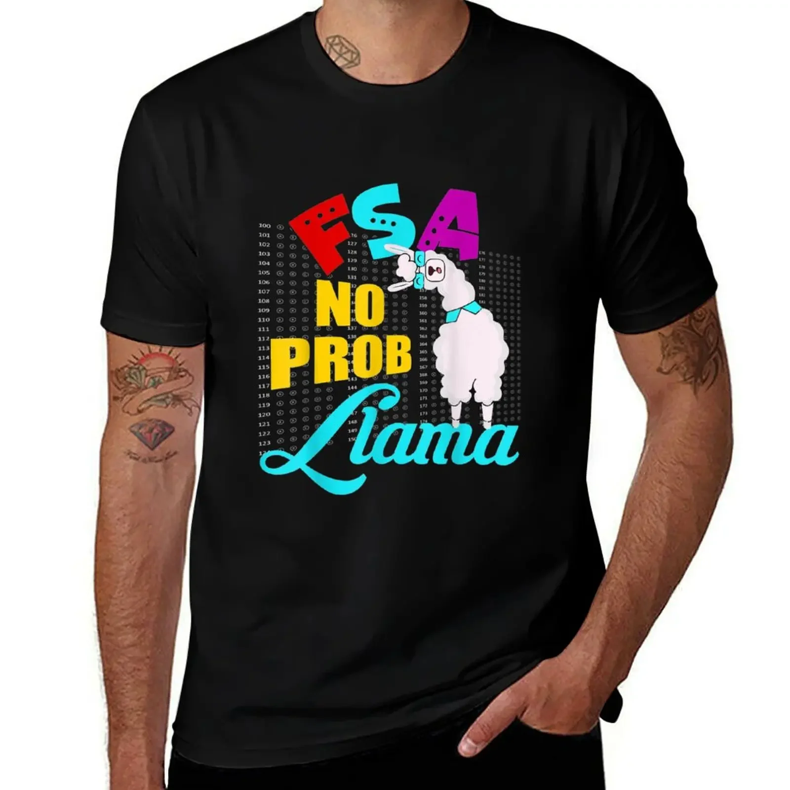 

Fsa No Prob Llama Funny Teacher Exam Testing Test Day Kids T Shirt T-Shirt anime boys animal print t shirts for men cotton