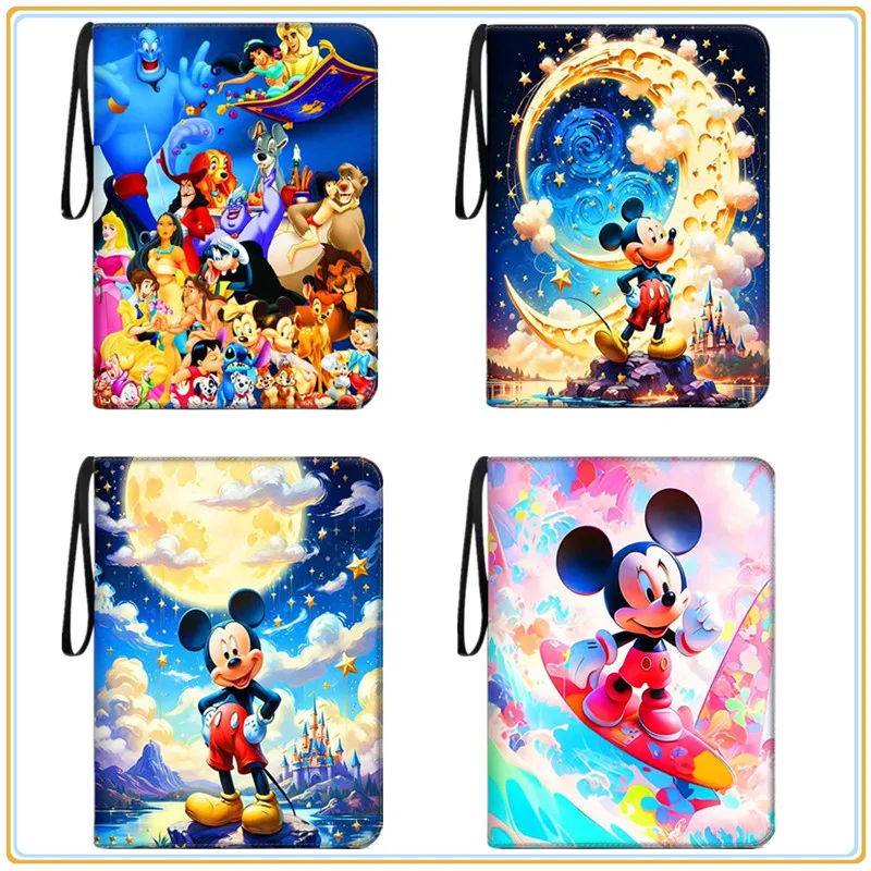 

Disney Card Binder Book Collection Cards Holder Anime Card Album with 50 inner Pages Zipper Hold Up to 4/900 Cards Kids toy Gift