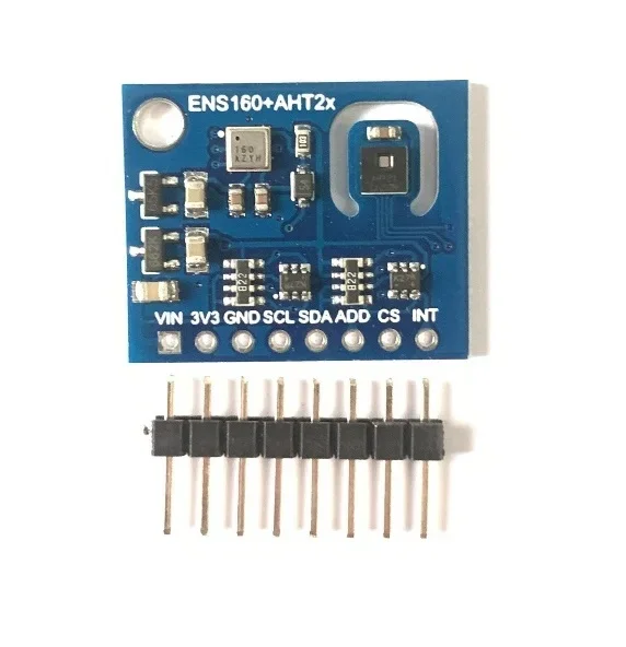 وحدة لوحة مستشعر جودة الهواء ودرجة الحرارة والرطوبة ، ENS160 ، AHT21 ، CO2 ، Eco2 ، TVOC