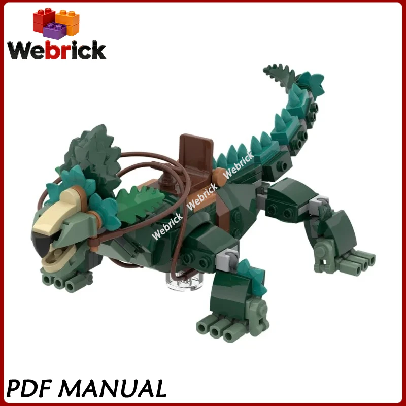 

Interstellar Combat Cyborg Chase MOC Building Bricks, Cool Sci Fi Battle Robot Design, Small Particle Assembled Ornament Gift
