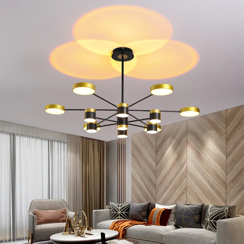 

Nordic LED Chandelier For Living Dining Room Bedroom Kitchen Chandelier Home Luxury Art Decor Hanging Lamps Fixtures With Remote