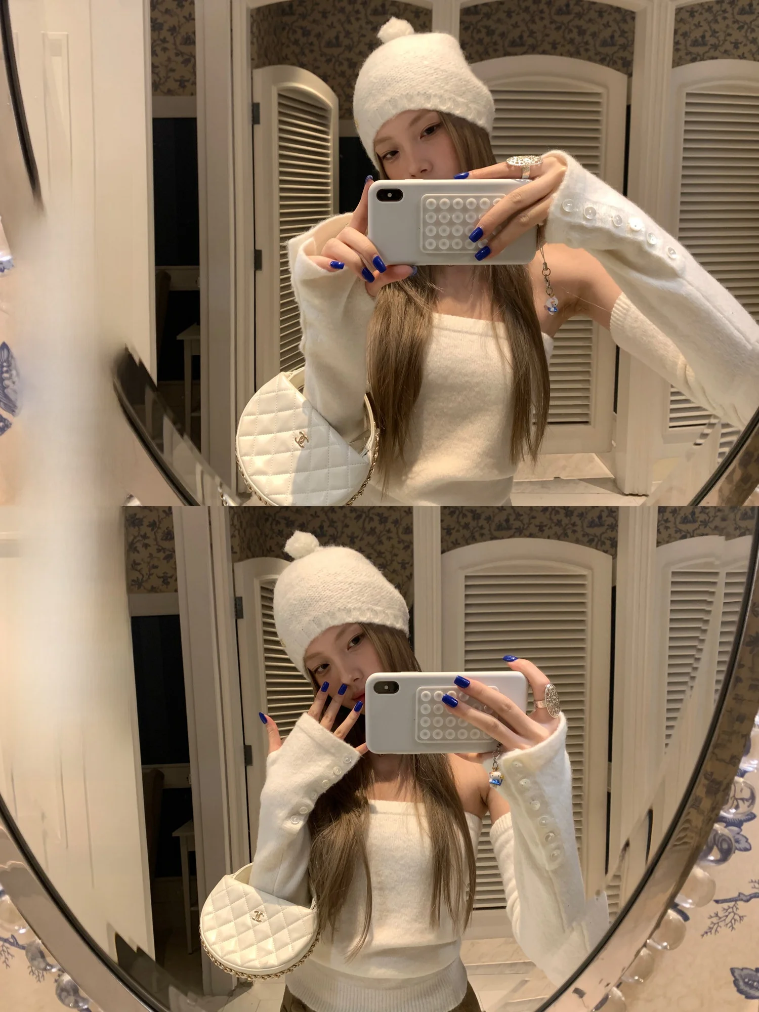 

My Girl Friend Beige Crop Top Vest Women's Slim Fit Sli Knitwear Soft Polyester Fiber Spring New Sle
