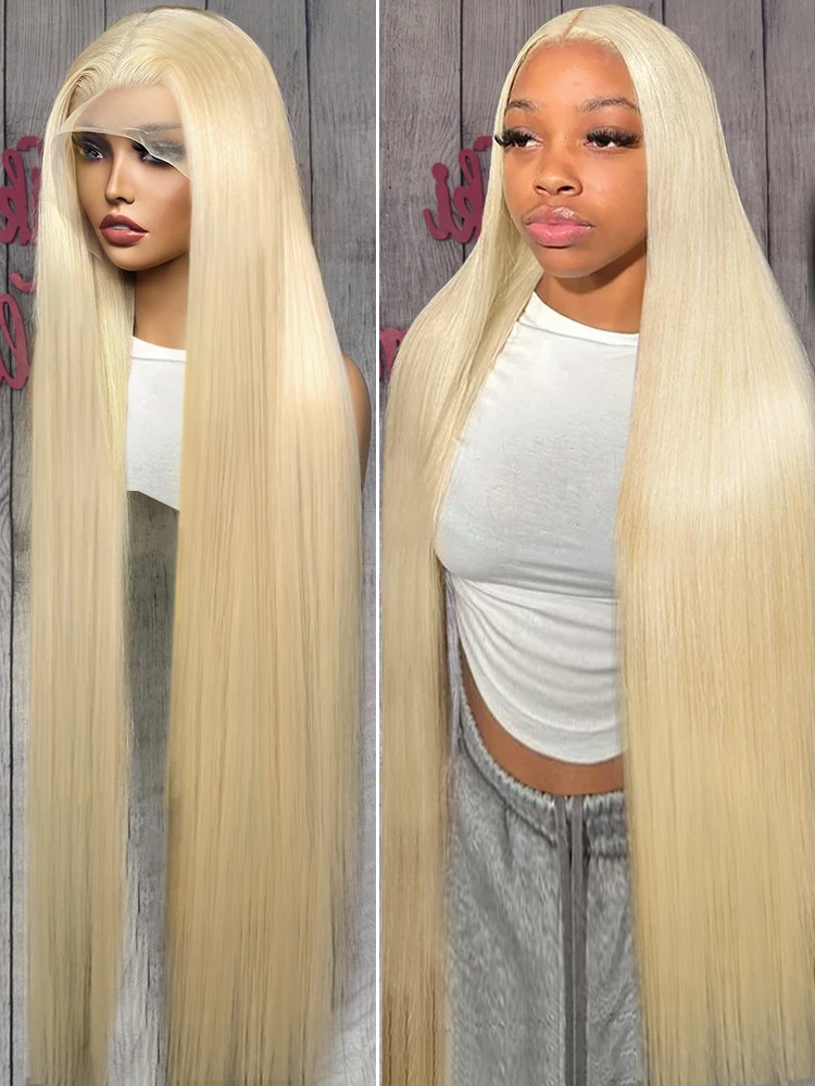 Melodie 613 HD Blonde 250% Straight 30 40 Inch 13x6 Lace Front Human Hair Wigs 13x4 Lace Frontal Wig 5x5 Glueless Ready To Wear