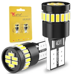 2x W5W T10 LED No Error Car Clearance Parking Light for Ford Fiesta Focus 2 3 Mondeo mk2 mk3 mk4 Fusion Kuga 194 168 Light Bulb