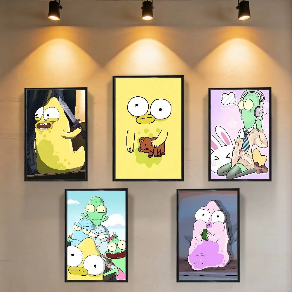 Appearing cute and harmless Solar Opposites Wall Art Anime Canvas Painting Poster For Living Room Decoration Picture Home Decor