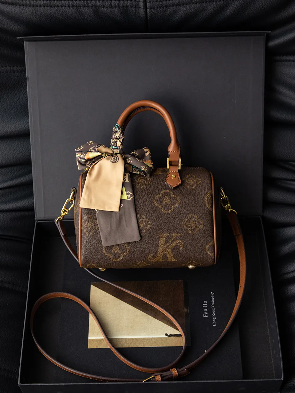 Bolsa Boston Retro de Luxo CITEX LV para Mulheres, Nova Moda 2025, Bolsa de Ombro Macia com Forro de Poliéster e Fecho de Zíper