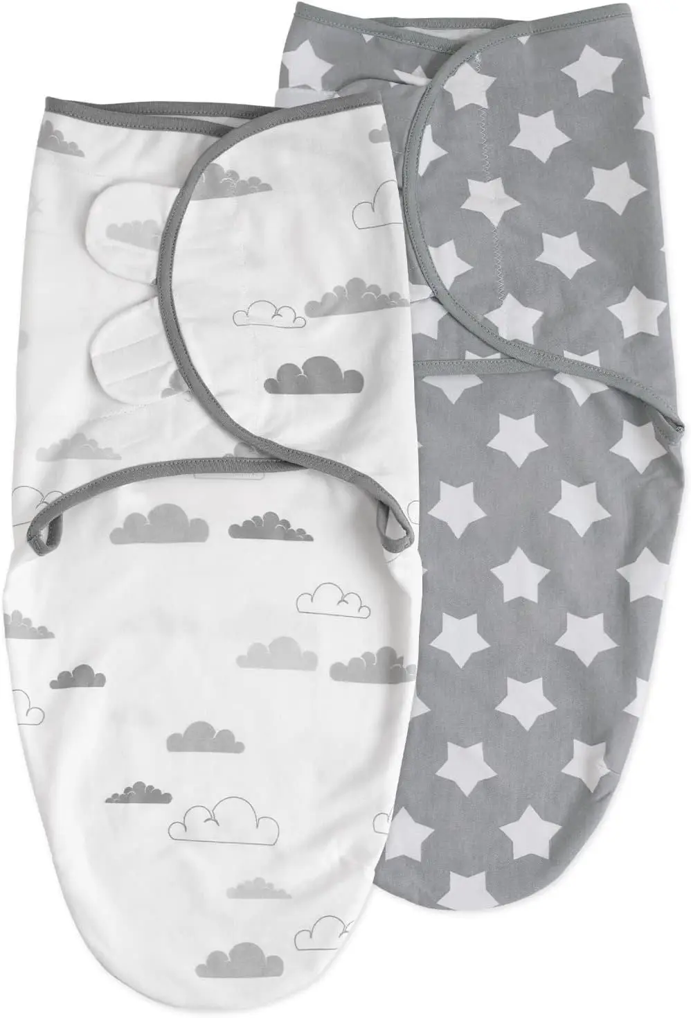 Kids Baby Swaddle Blanket Wraps for 0-3 Months, Adjustable Newborn Swaddle Set for Baby Boy and Girl, Breathable 1Pack