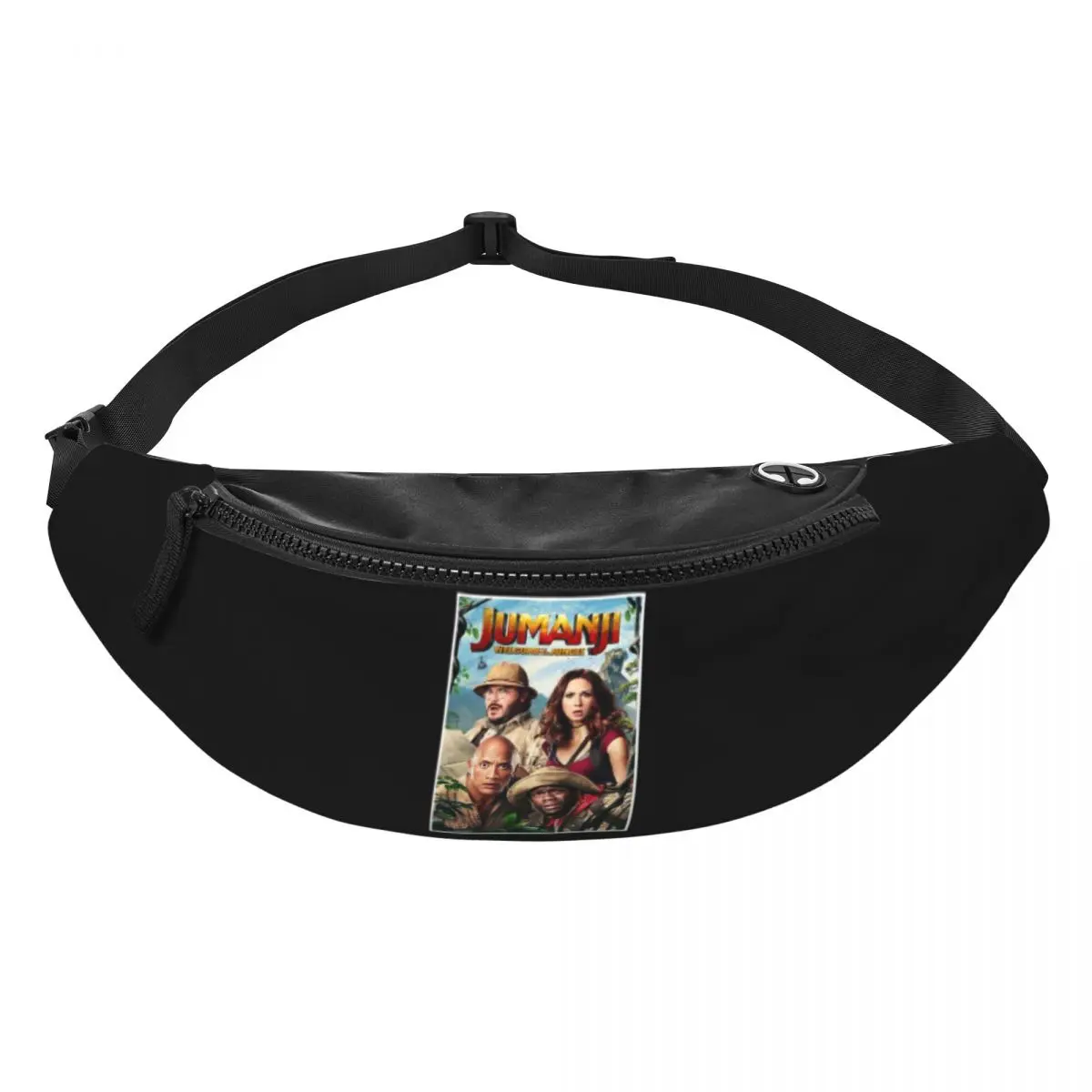 Jumanji Fanny Pack Hombres Mujeres Crossbody Riñonera ajustable Viajes Correr Bolsa para teléfono