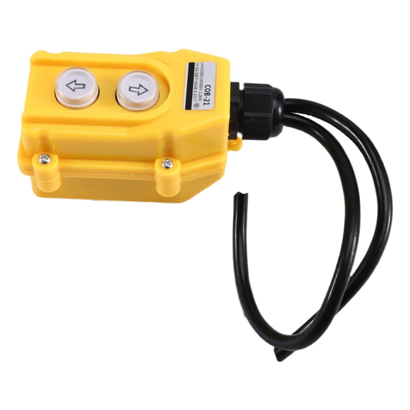 신선한 COB-21 버튼 스위치, 전기 호이스트 3상 크레인 구동 와이어 호이스트가 있는 직접 제어 스위치