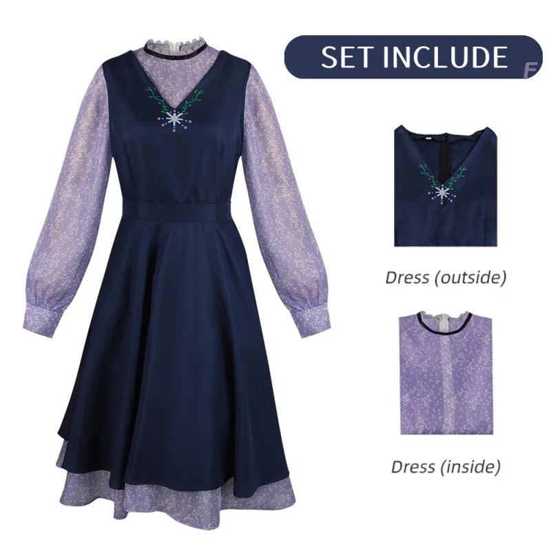 ❤️COS❤️Roxy Cosplay Costume Mushoku Tensei Jobless Reincarnation Anime Halloween Outfits Women Set❤️ - view 6