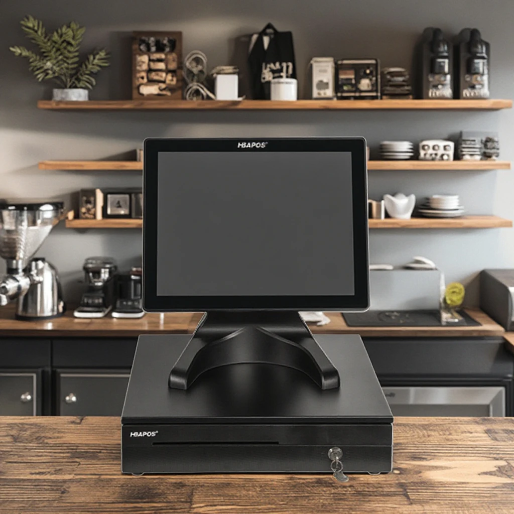 

ATV&UTVHBA-S100AIO Touchscreen POS Cash Register Machine, All-in-One POS Solution for Supermarket & Grocery Store.