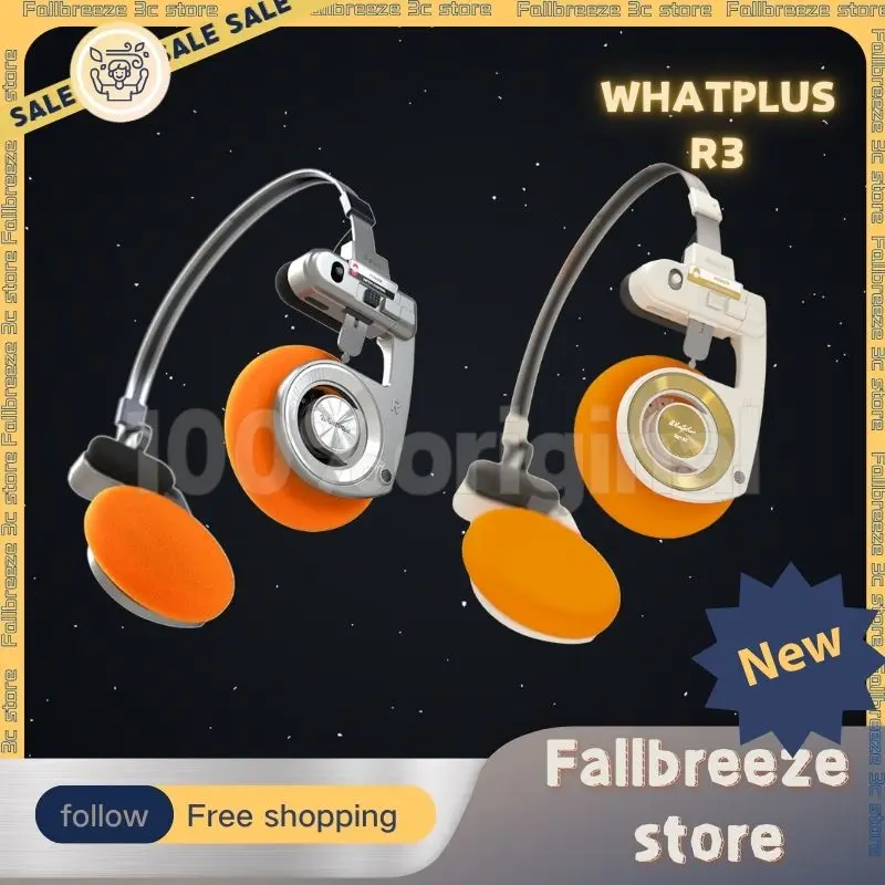 

WhatPlus R3 Wireless Earphone Foldable Head-Mounted Noise Reduction Headset E-Sports Portable For PC Gaming Accessories Gifts