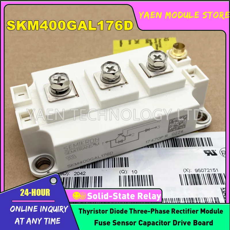 

SKM150GB173D SKM400GAL176D SKM400GB176D SKM200GB176D SKM300GB173D SKM400GAL176DL3 NEW ORIGINAL MODULE IN STOCK