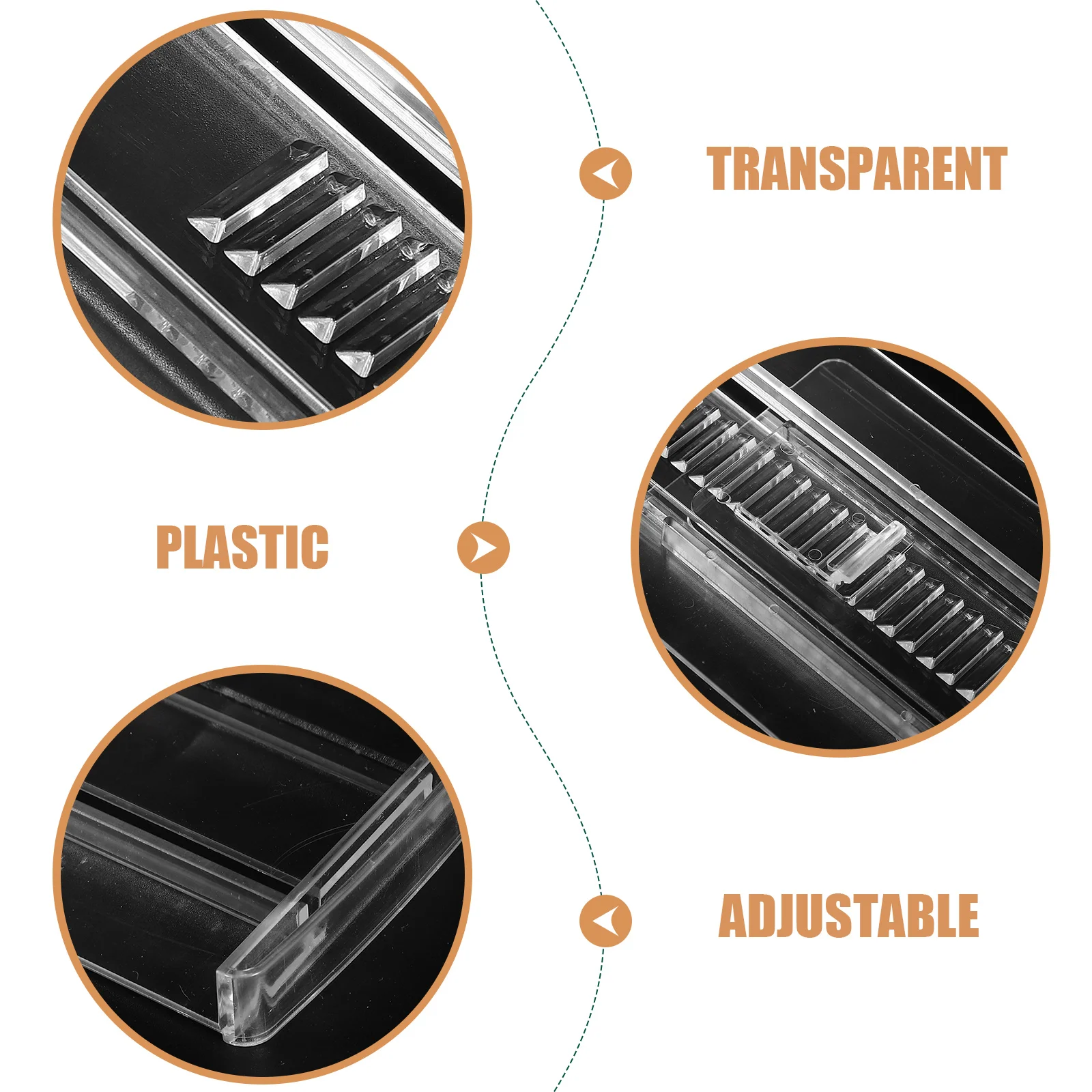 

Drawer Divider Socks Dresser Dividers Partition Clothes Organizer Separators for Plastic Adjustable