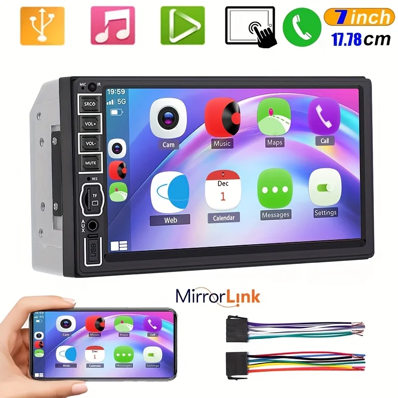 17.78Cm 2Din Car St… - image