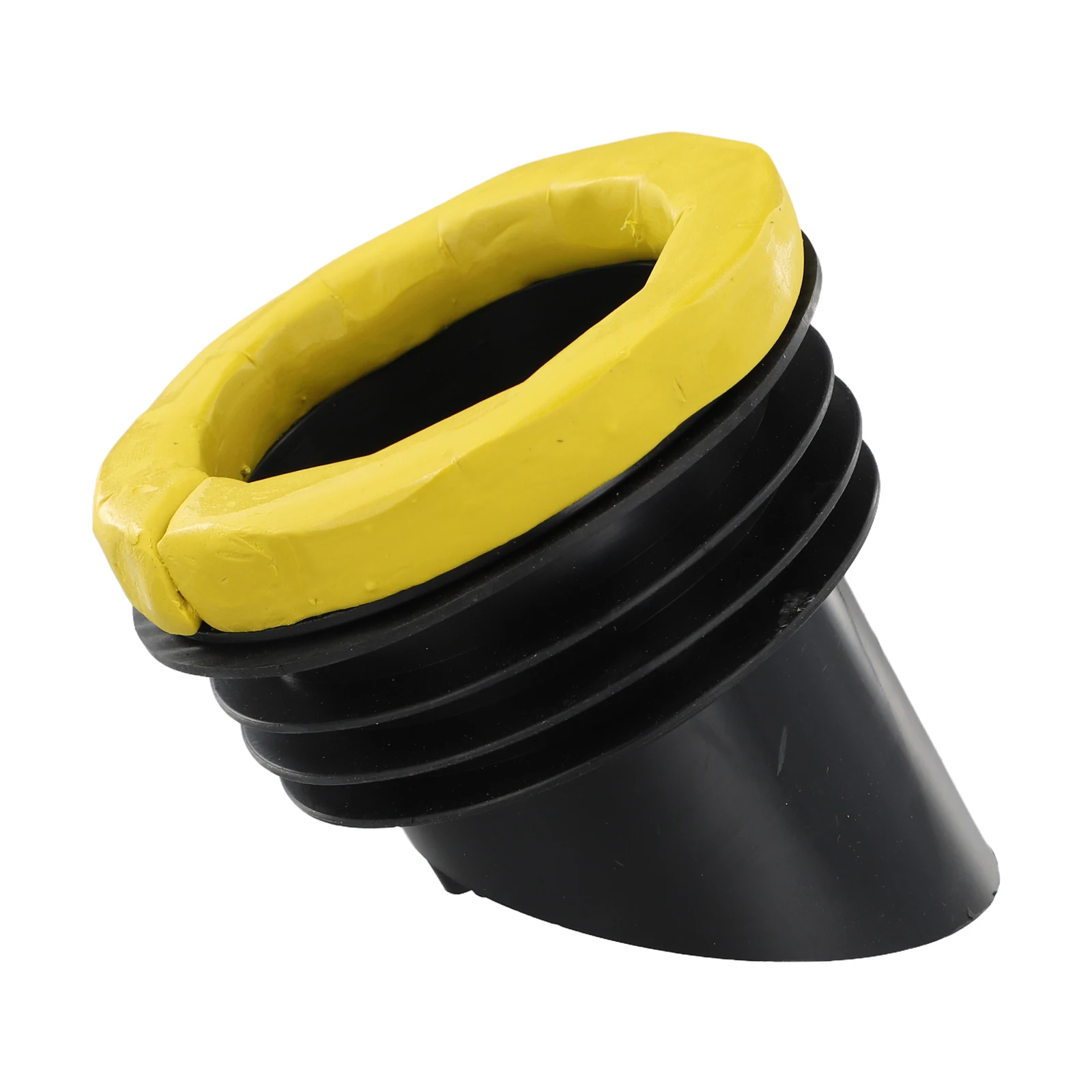 Toilet Flange Wax For Ring with Balanced Compression Profile and Integrated Backflow Valve for Uniform Load Distribution