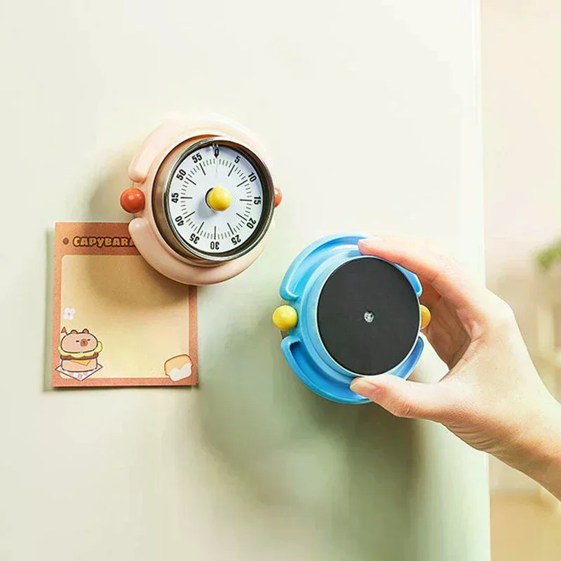 Elegant Vintage Kitchen Timer With Magnetic Attachment - 60-Minute Countdown & Audible Alarm, Perfect For Cooking, Office Tasks