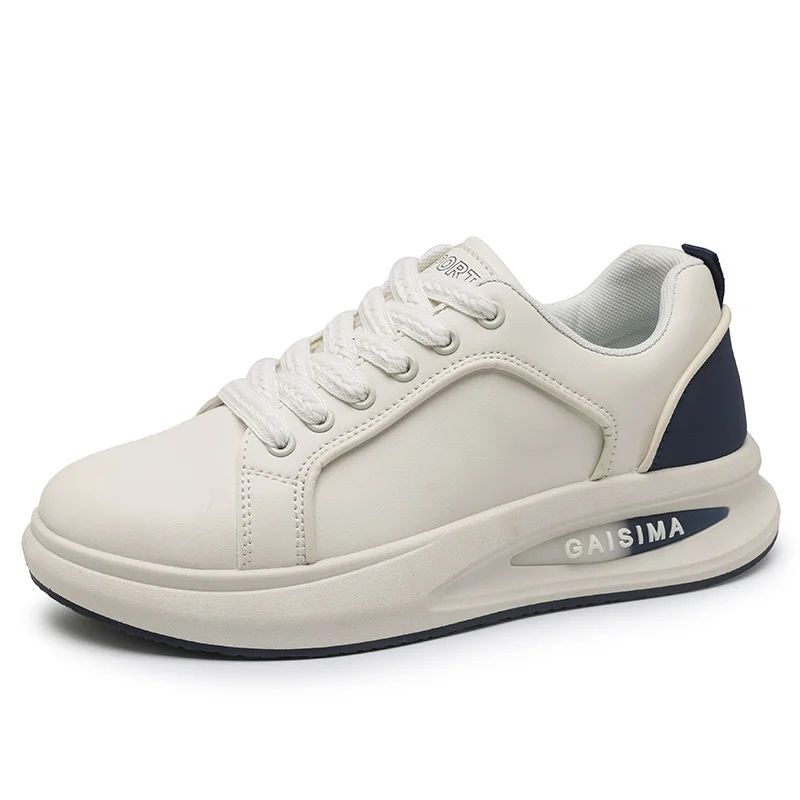 

Four season white shoes, sports and leisure shoes, motorcycle men's shoes