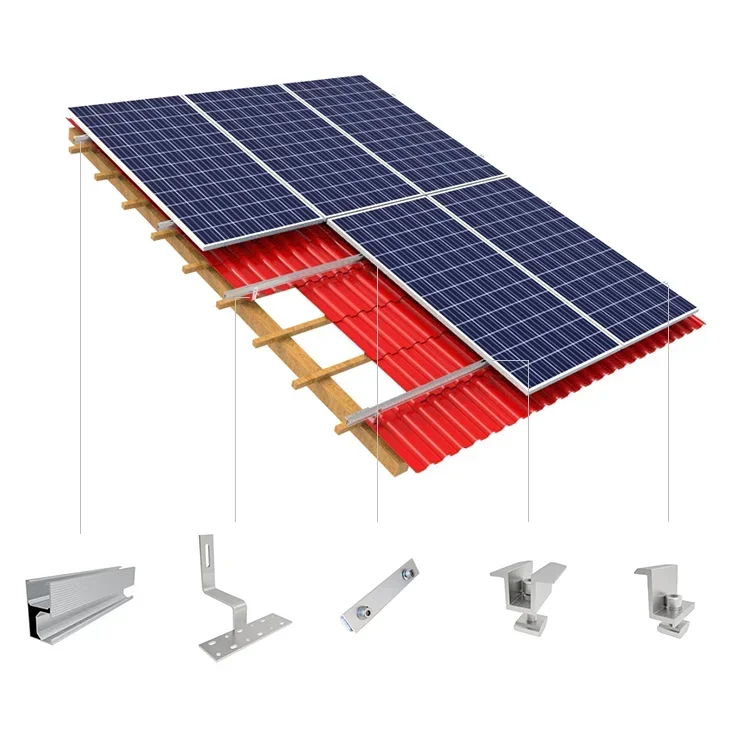

hot sales Aluminium Ground Photovoltaic Solar Mounting System for Pitched Roof Carport Installation Parts & Accessories