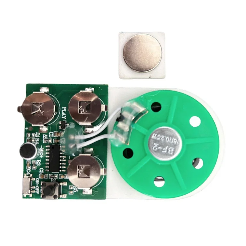 A25P صوت مغناطيسي رقاقة الصوت بطاقة المعايدة وحدة صوت 4 دقائق لتقوم بها بنفسك وحدة بطاقة المعايدة القابلة للتسجيل وحدة تحية الصوت