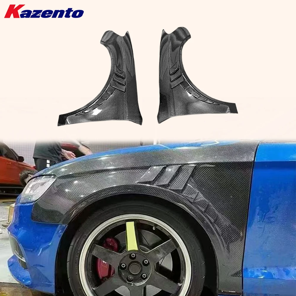 

For Audi A3 S3 RS3 2012-2020 Carbon KZA Style Front Bumper Side Vented Fender Pair