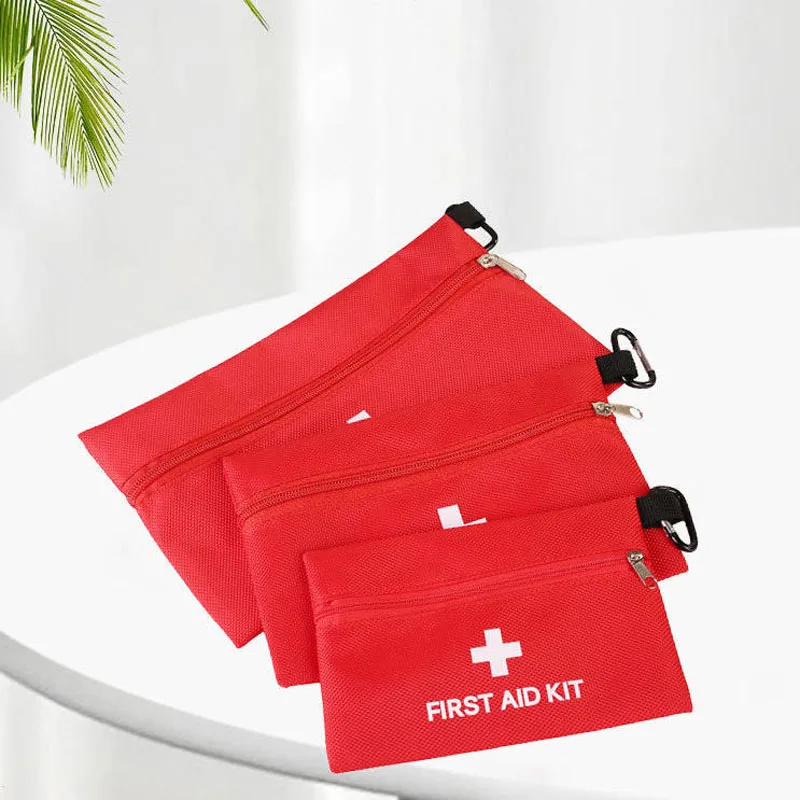 10pcs/lot Outdoor Camping Emergency Medical Bag Travel Portable First Aid Kit Self Defense Bandage Band Aid Survival Kits